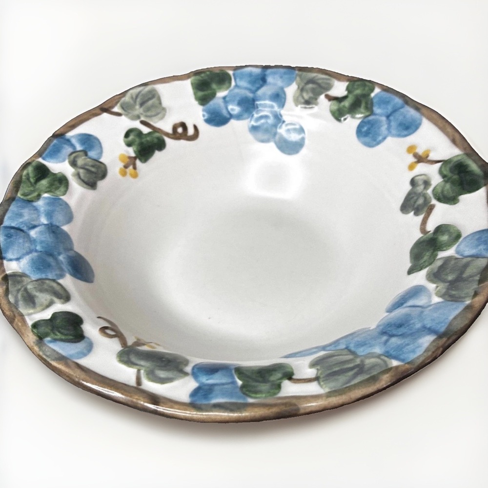 Metlox Poppy Trail Vernon Sculptured Grape Soup Cereal Bowl USA poppytrail - Picture 6 of 6